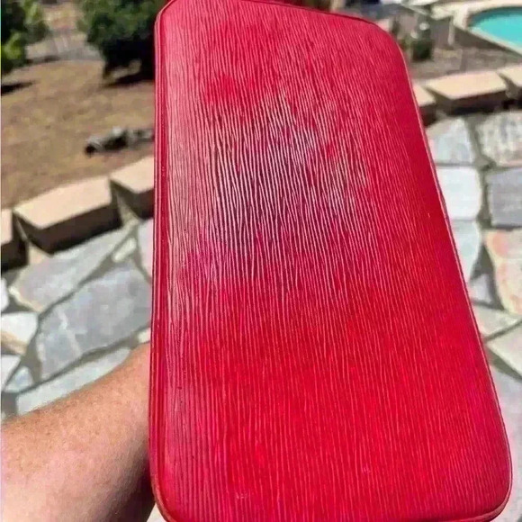 Louis Vuitton Red Alma straight from Vintage Vault high end collector closet - Picture 15 of 17